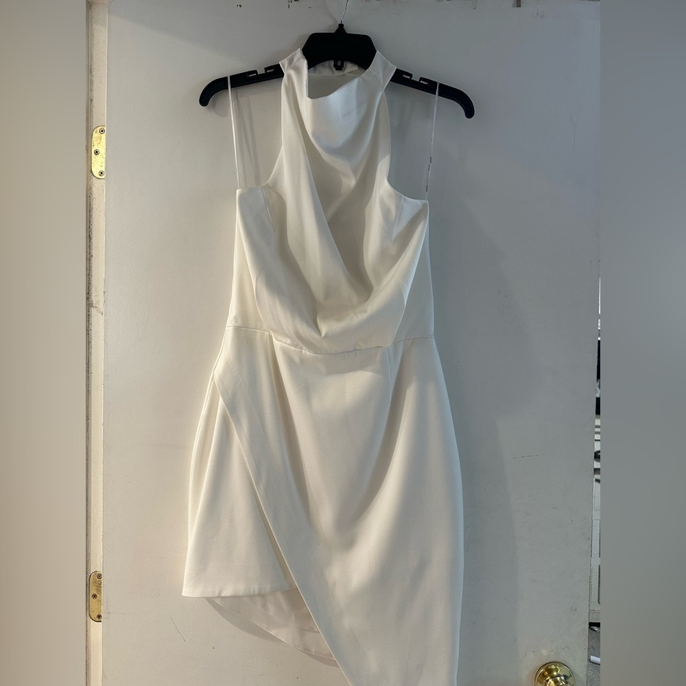 Women’s Elliatt Asymmetric Satin Cocktail Dress